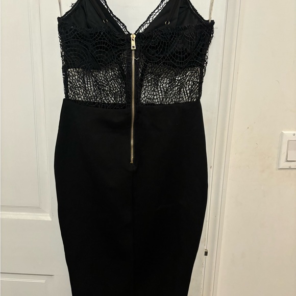 Black dress, Size M , Night Dress ,pretty good for this holiday season . - Picture 2 of 3